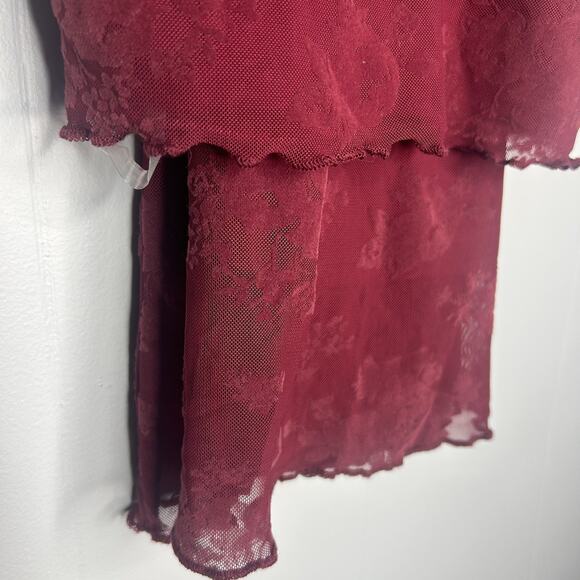 NWT Woman’s Red camisole top and maxi-length skirt No Boundaries 90s look Sm:S - Picture 12 of 16